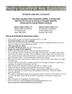 Microsoft Word - PSNH Student Contest Guidelines.doc