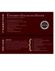 RECOGNIZING DISTRESSED STUDENTS  University students often encounter a great deal of stress during the course of their academic experience. While most students cope successfully with the challenges that these years brin