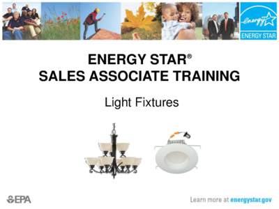 ENERGY STAR Sales Associate Training: Light Fixtures