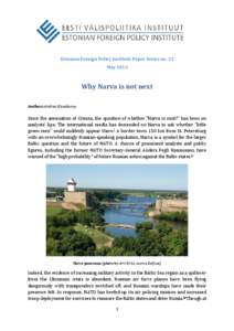 Northern Europe / Republics / Narva / Tallinn / Baltic states / Foreign relations of Russia / Europe / Estonia–Russia relations / Estonia