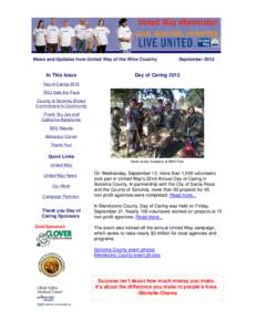 Exciting Fall News From United Way!