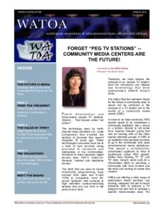 WATOA NEWSLETTER SPRING[removed]WATOA