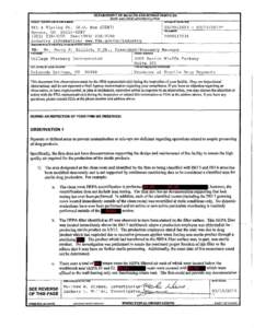 College Pharmacy Inc Colorado Spring CO 483 Redacted