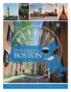 The Best Begins in  Boston 2014 LDEI Annual Conference | October 30 - November 2 | Royal Sonesta Hotel Boston