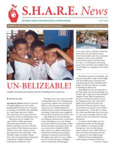 S.H.A.R.E. News Sending Help And Resources Everywhere may[removed]INSIDE: the link between literacy and micro-enterprise in El Salvador