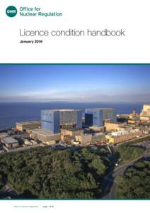 ONR - Licence Condition Handbook