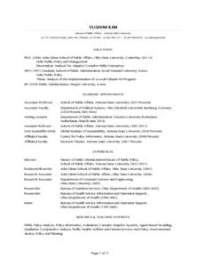 Association of Public and Land-Grant Universities / North Central Association of Colleges and Schools / Public administration / ASU College of Public Programs / Arizona State University / National Association of Schools of Public Affairs and Administration / John Glenn School of Public Affairs / Ohio State University / Master of Public Policy / Public policy schools / Government / Academia