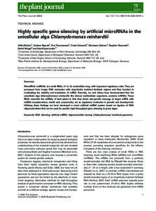 The Plant Journal[removed]doi: [removed]j.1365-313X[removed]x TECHNICAL ADVANCE