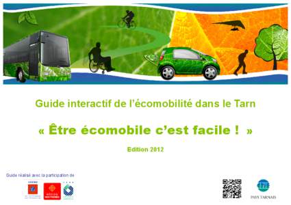 Guide interactif de l’écomobilité dans le Tarn «