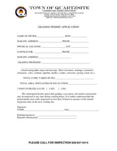 Microsoft Word - Grading Permit Application.doc