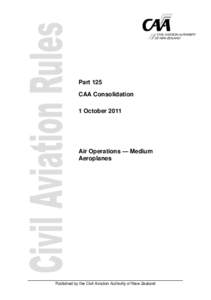 Part[removed]Air Operations - Medium Aeroplanes