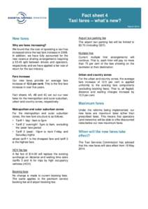 Microsoft PowerPoint - OTH - FINAL fact sheets for taxi fare review