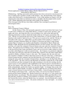 Notary / Affidavit / Declarant / Thomas Sumter / Battle of Camden / Nathanael Greene / Law / Evidence law / Legal documents