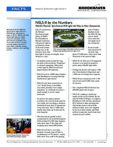 FACTS  National Synchrotron Light Source II NSLS-II by the Numbers