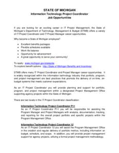 Microsoft Word - Project Coordinator Ad (2).doc