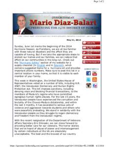 Technology / Mario Diaz-Balart / Fax