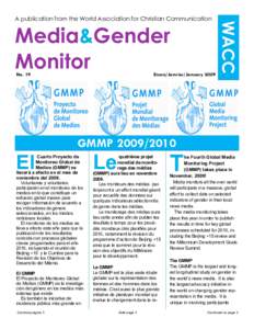 Media&Gender Monitor No. 19 Enero/Janvier/January 2009