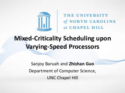 Mixed-criticality Scheduling on Unreliable Processors