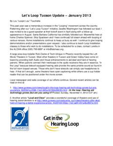 Microsoft Word - Loud and Clear GV News Jan 2013