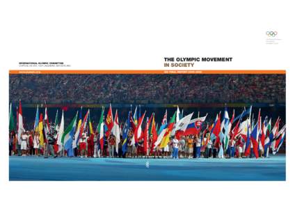 3912]IOC_cover ARTWORK2:Layout[removed]:41 Page 1  INTERNATIONAL OLYMPIC COMMITTEE CHÂTEAU DE VIDY, 1007 LAUSANNE, SWITZERLAND  THE OLYMPIC MOVEMENT