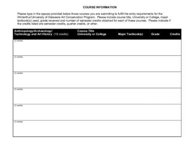 Microsoft Word - COURSE INFORMATION chart.docx