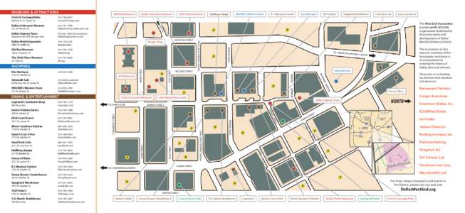 Downtown Dallas / Dallas / Dealey Plaza / West End Historic District / West End station