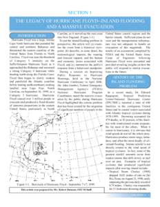 SECTION 1 THE LEGACY OF HURRICANE FLOYD--INLAND FLOODING AND A MASSIVE EVACUATION INTRODUCTION Hurricane Floyd was a large, intense Cape Verde hurricane that pounded the