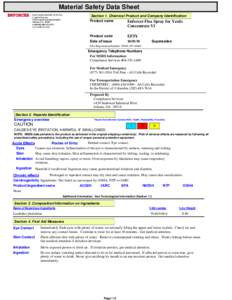 Material Safety Data Sheet Zep Commercial Sales & Service A unit of Zep Inc[removed]Seaboard Industrial Blvd. Atlanta, GA[removed]HELP (4357)