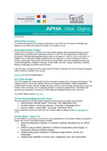 American Public Health Association / Acronyms in healthcare