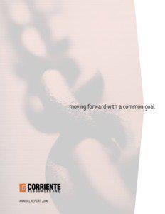 moving forward with a common goal  ANNUAL REPORT 2008