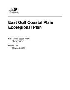 East Gulf Coastal Plain Ecoregional Plan East Gulf Coastal Plain