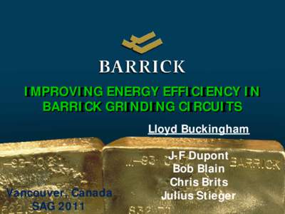 Barrick Maintenance - IMEC 2011