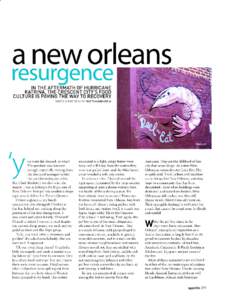 a  neworleans re surgence IN THE AFTERMATH OF HURRICANE