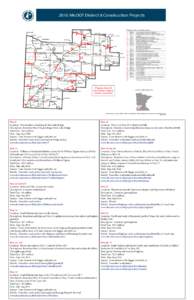 2016 MnDOT District 8 Construction Projects  Louisburg 