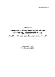 Microsoft Word - First IC meeting on HTA - Meeting Report.doc