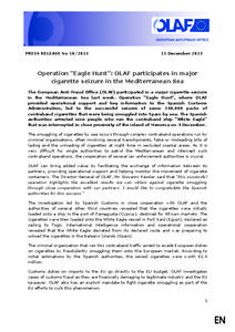 PRESS RELEASE No[removed]December 2013 Operation 