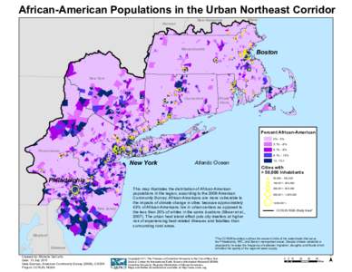 African-American Populations in the Urban Northeast Corridor Vermont New Hampshire  Massachusetts
