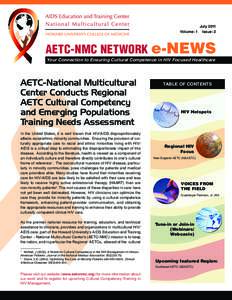 Volume: 1  July 2011 Issue: 2  AETC-NMC NETWORK e-NEWS