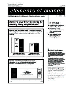 Colorado Department of Public Safety Division of Criminal Justice Office of Research and Statistics July 1998