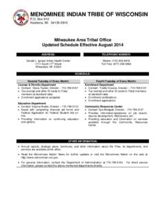 Native American history / Menominee / Marinette micropolitan area / Keshena /  Wisconsin / Menominee Indian Reservation / Wisconsin / Menominee County /  Wisconsin / Geography of the United States