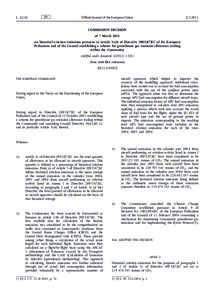 Commission Decision of 7 March 2011 on historical aviation emissions pursuant to Article 3c(4) of Directive[removed]EC of the European Parliament and of the Council establishing a scheme for greenhouse gas emission allow