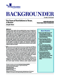 Tort reform / American Tort Reform Association / American Medical Association / Negligence / Rick Perry / Texas / Class action / Non-economic damages caps / Law / Tort law / Medical malpractice