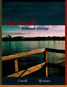 Cornwall Sediment Strategy St. Lawrence River Institute of Environmental Sciences  Ministry of the Environment