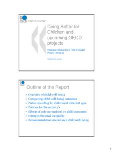 Childcare services in OECD countries – The OECD Family Database