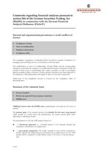 Credit / United States housing bubble / Credit rating agency / Securities research / Bond / Berenberg Bank / Corporate bond / Fixed income / Financial statement analysis / Financial economics / Economics / Finance