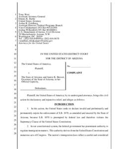 Immigration / Arizona SB / Alien / Commonwealth / United States Department of Homeland Security / Permanent residence / Illegal immigration / Comprehensive Immigration Reform Act / United States v. Arizona / Illegal immigration to the United States / Immigration to the United States / Nationality