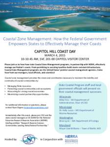 Coastal geography / Coastal engineering / Coastal Zone Management Program / National Estuarine Research Reserve / Coastal management / Integrated coastal zone management