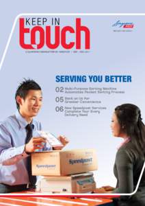 Keep in MICA (P[removed]a quarterly newsletter by singpost | Sep – Dec[removed]Serving You Better