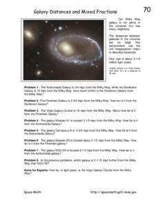 Space / NGC objects / Unbarred spiral galaxies / Local Group / Messier objects / Parsec / Sombrero Galaxy / Cosmic distance ladder / Milky Way / Astronomy / Extragalactic astronomy / Spiral galaxies
