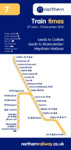 Craven / Geography of England / Yorkshire Dales / Yorkshire / Transport in England / Carlisle /  Cumbria / Settle-Carlisle Line / Gargrave / Skipton / Ribblesdale / Bingley / Transport in Leeds